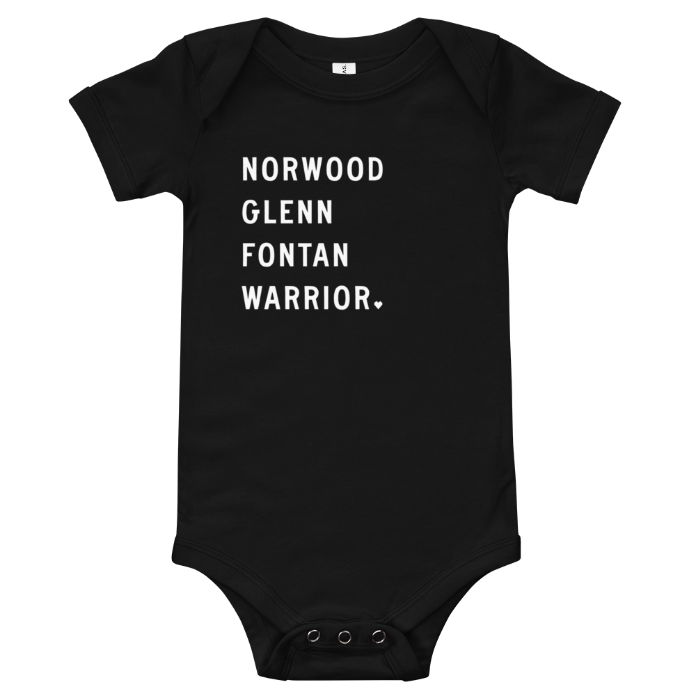 Norwood. Glenn. Fontan. Warrior. - Baby