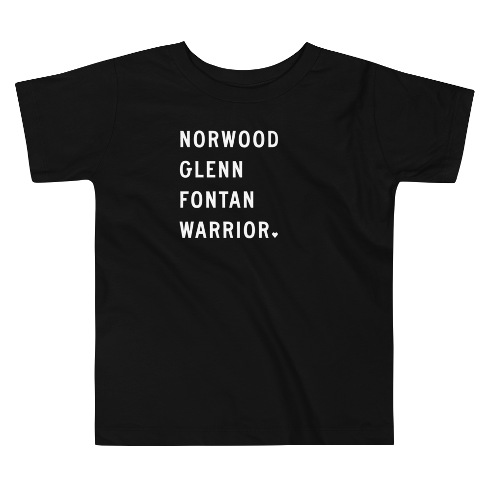Norwood. Glenn. Fontan. Warrior. - Toddler